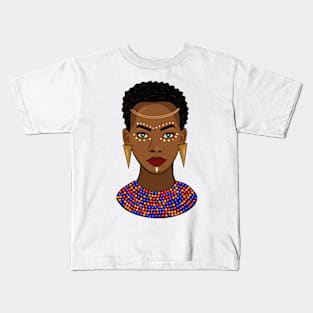 African woman 4 Kids T-Shirt